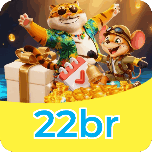 Números do app 22br em material de marketing — ilustração, não auditoria